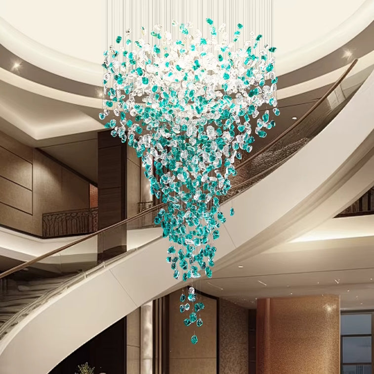 Verde Crystal Foyer Chandelier – Morsale