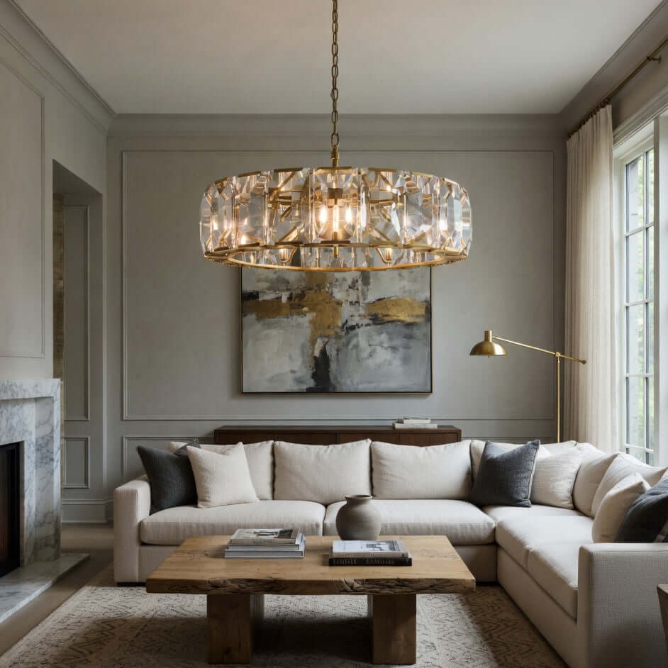 chandelierデスク Brookhill Crystal Chandelier | Luxury Crystal Lighting by Morsale