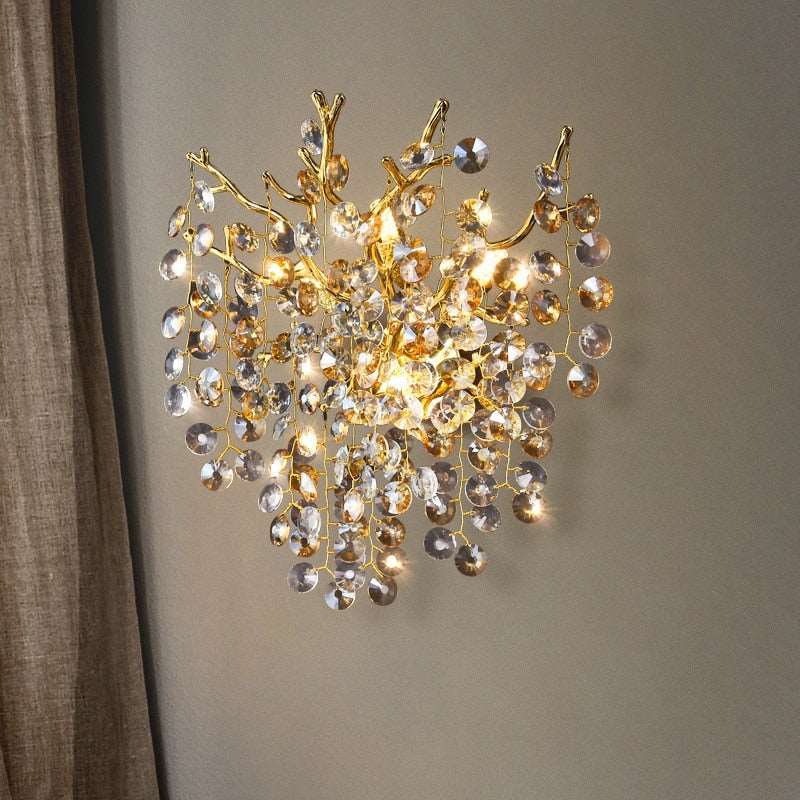 Albero Collection Crystal Wall Sconce