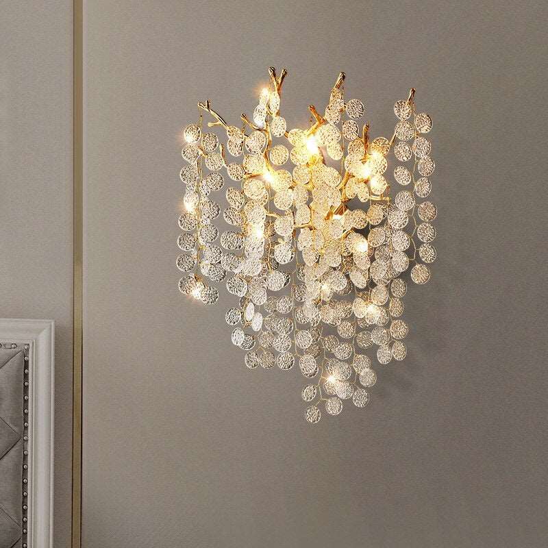 Albero Frost Crystal Wall Sconce