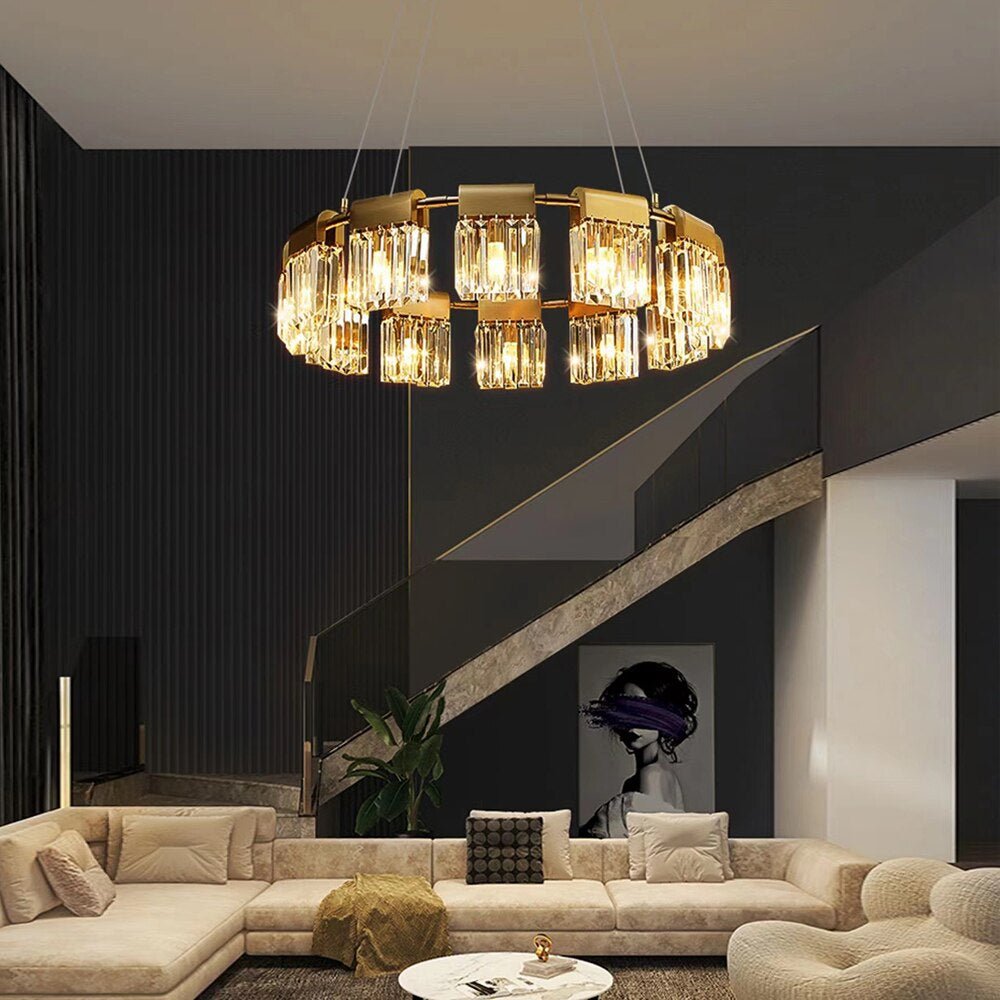 Gio 32″ Modern Crystal Chandelier – Morsale