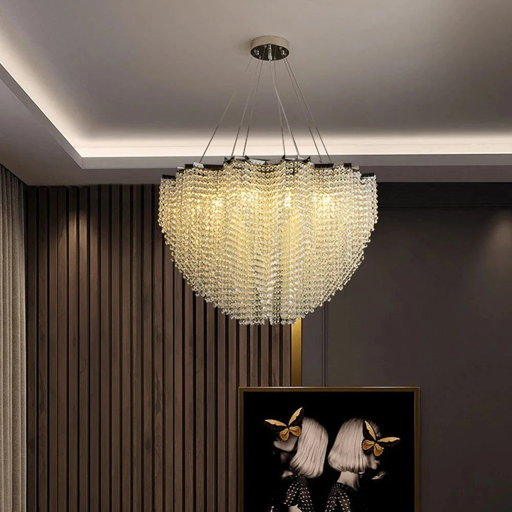 Crystal Chandelier - Alleri Elegant Lighting Fixture – Morsale