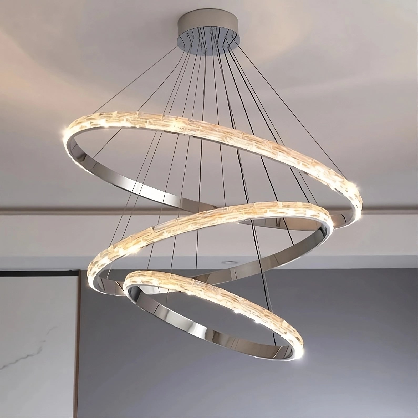 Hera - Modern Circular Led Chandelier, image size:1445x1445