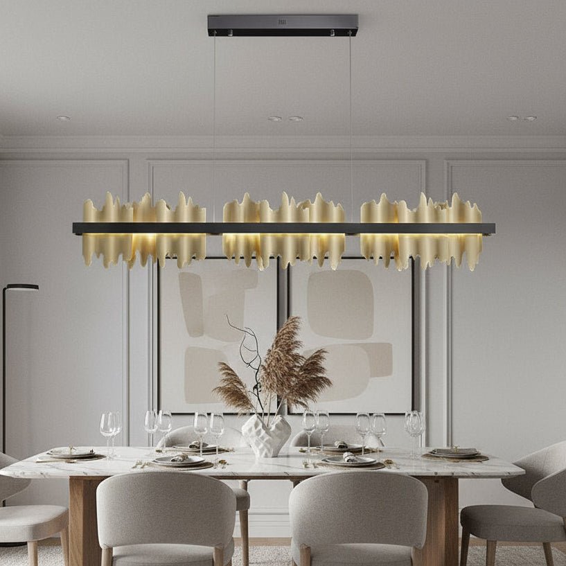 Brass Dining Room Chandelier