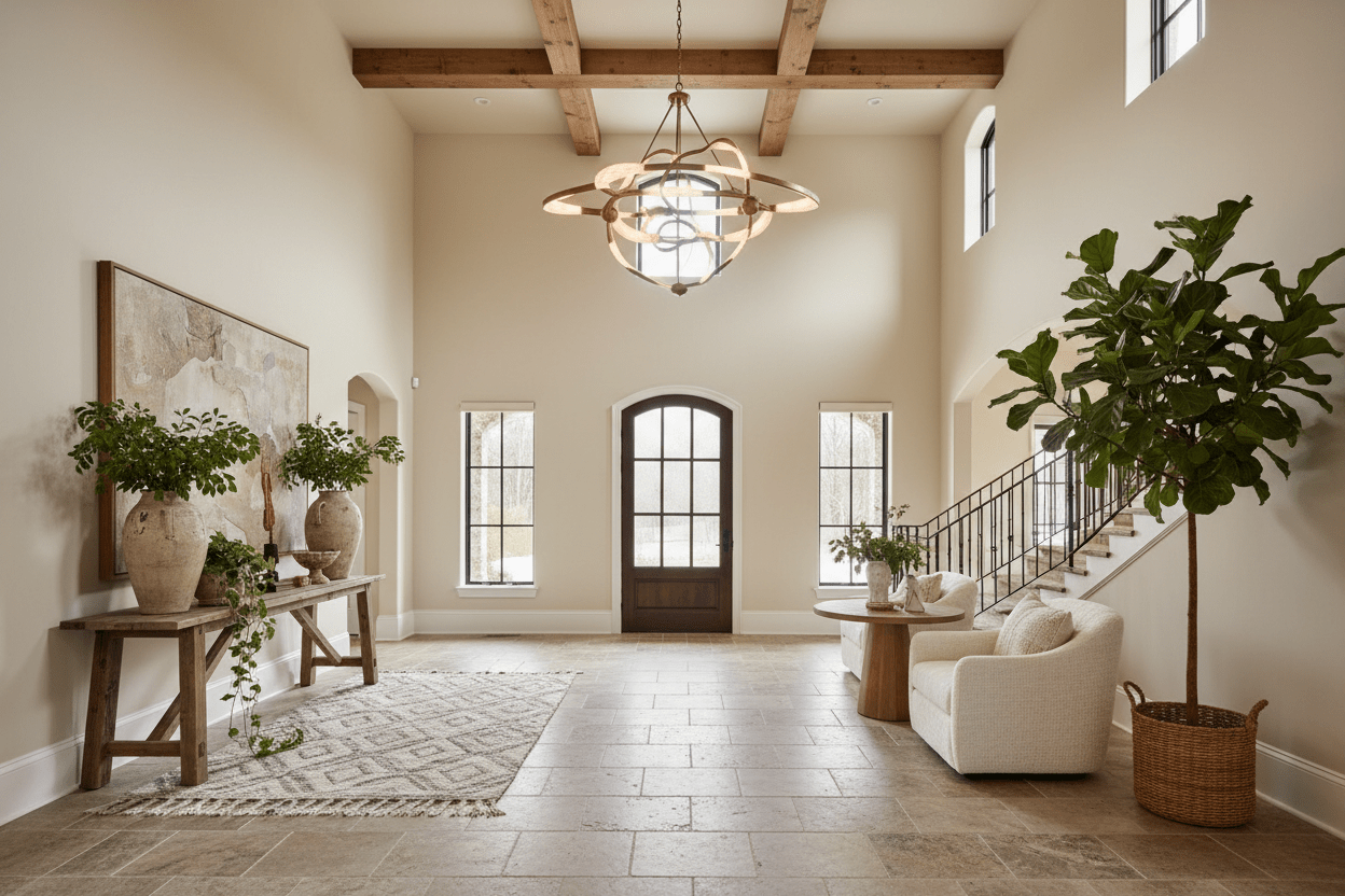 Foyer Chandelier Height Guide: How High to Hang Any Chandelier in Any Foyer - Morsale