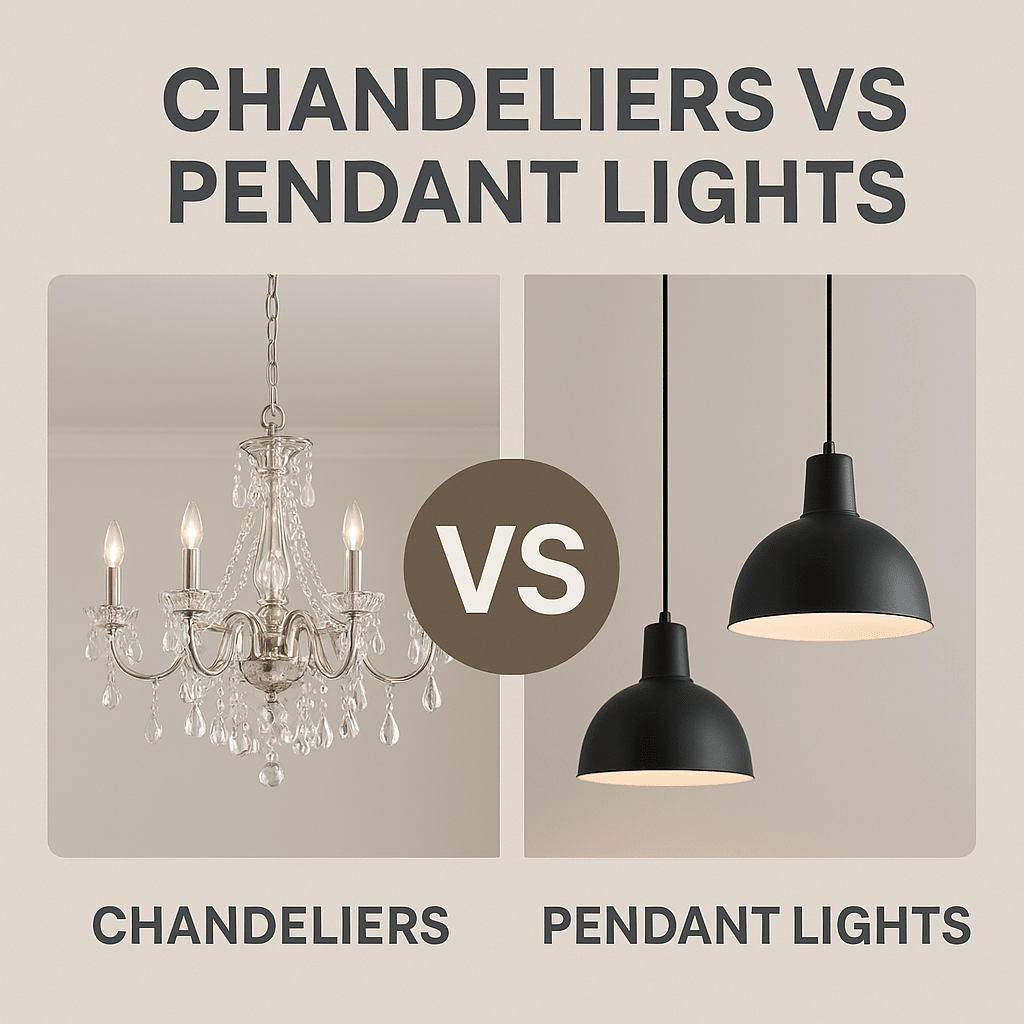 Chandeliers vs Pendant Lights: How to Choose the Perfect Statement Lighting for Your Home - Morsale