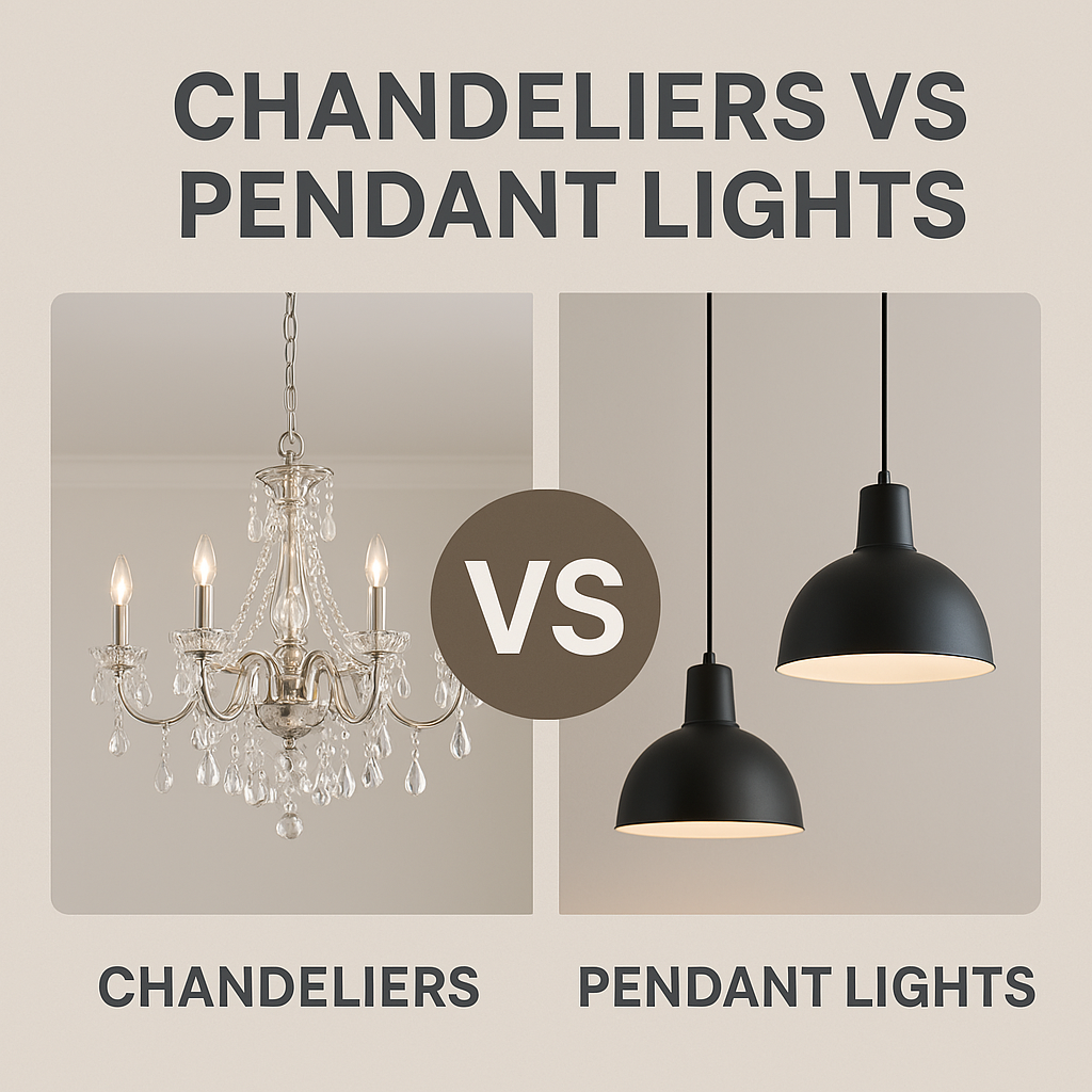 Chandeliers vs Pendant Lights: How to Choose the Perfect Statement Lighting for Your Home