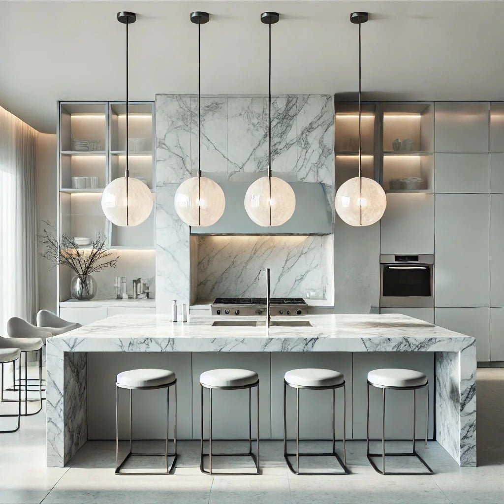 How Many Pendant Lights Should You Hang Over a Kitchen Island? - Morsale