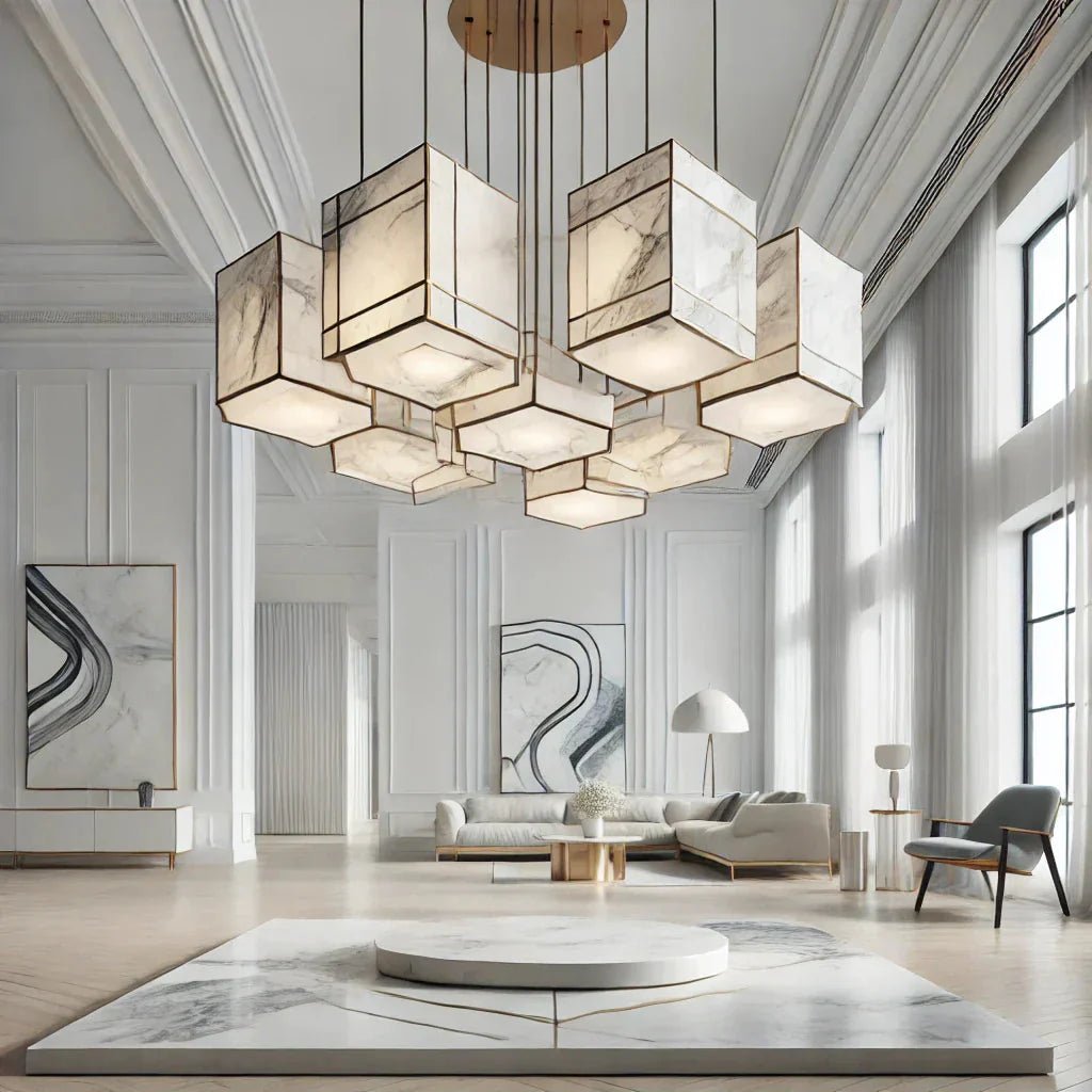 2025 Lighting Trends: Why Designers Love Marble Chandeliers - Morsale