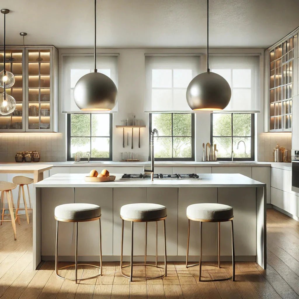 The Ultimate Guide to Kitchen Island Lighting: Styles, Sizes & Placement Tips - Morsale