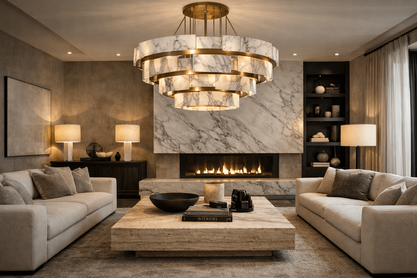 Luxury Lighting Showdown: Marble vs Crystal Chandeliers - Morsale