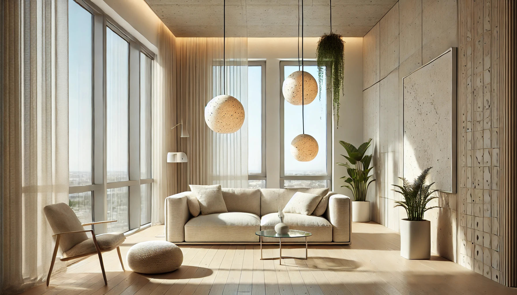Natural Travertine Lighting Collection