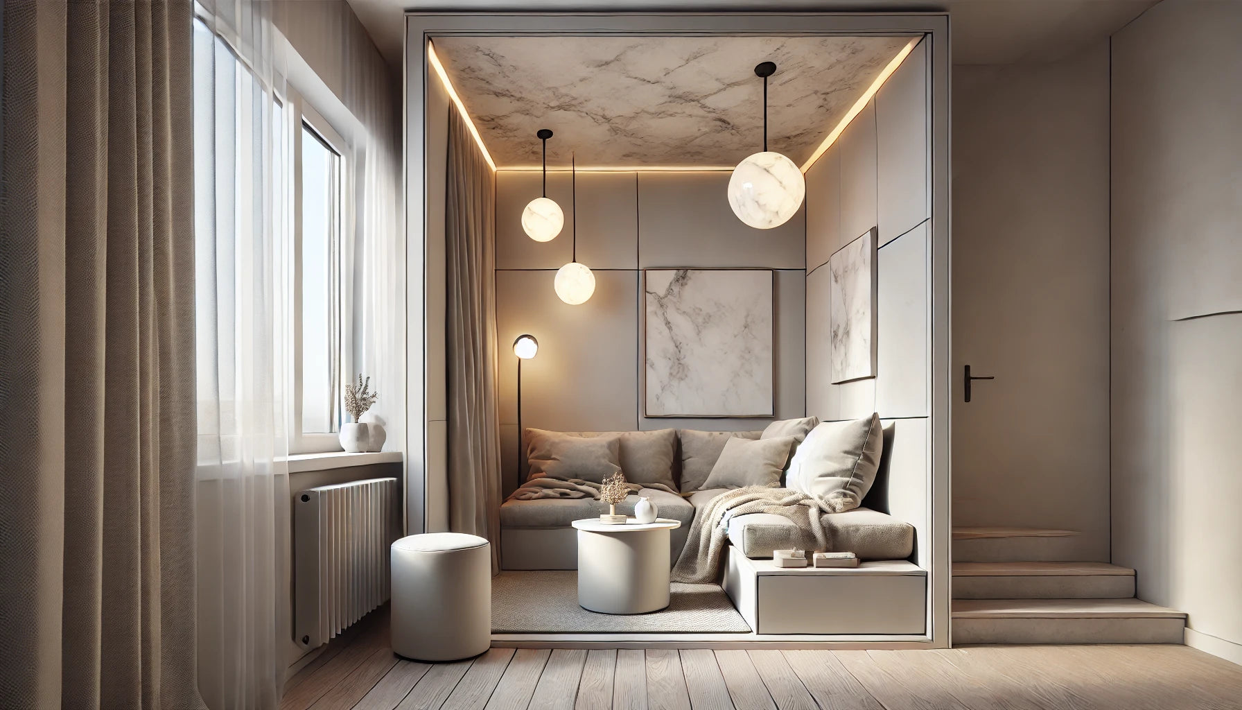 Beautiful view of Modern Apartment Dining Room Lighting Ideas