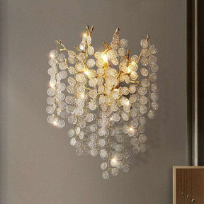 Albero Frost Crystal Wall Sconce