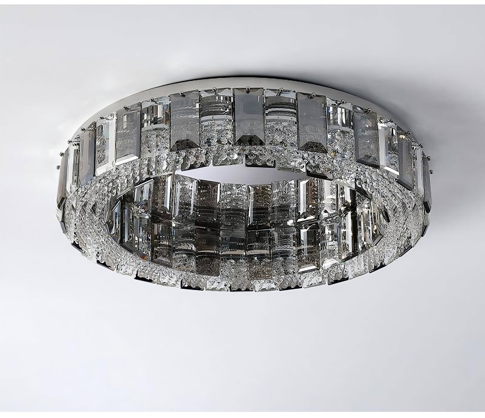 Lancia Flush Mount Crystal Ceiling Light
