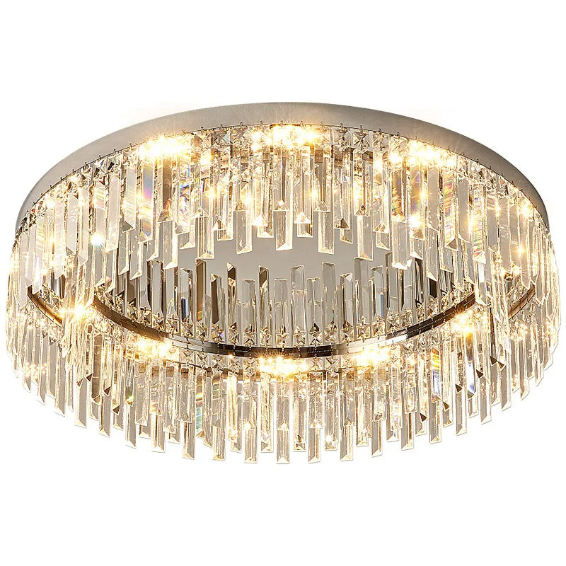 Gio Flush Mount Crystal Ceiling Light