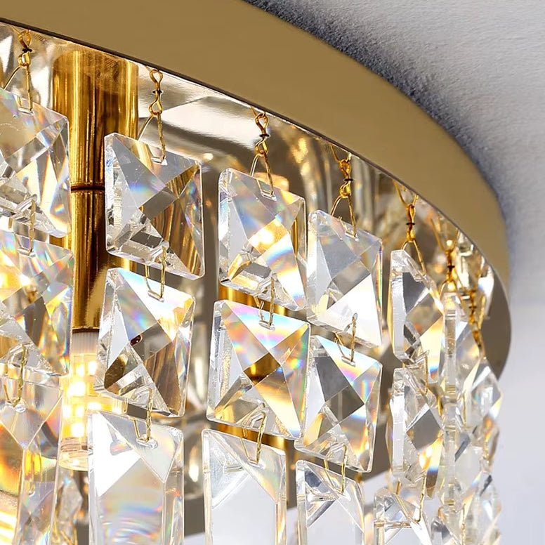 Slim Crystal Flush Mount — Gio 12″ | Free Shipping – Morsale