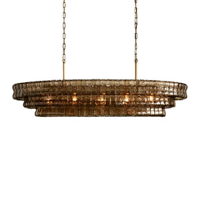 Riviera Vintage Glass Dining Room Chandelier