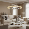 buyLangley Crystal Ring Chandelier - Morsale