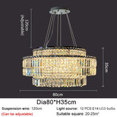 Bacci Crystal Chandelier