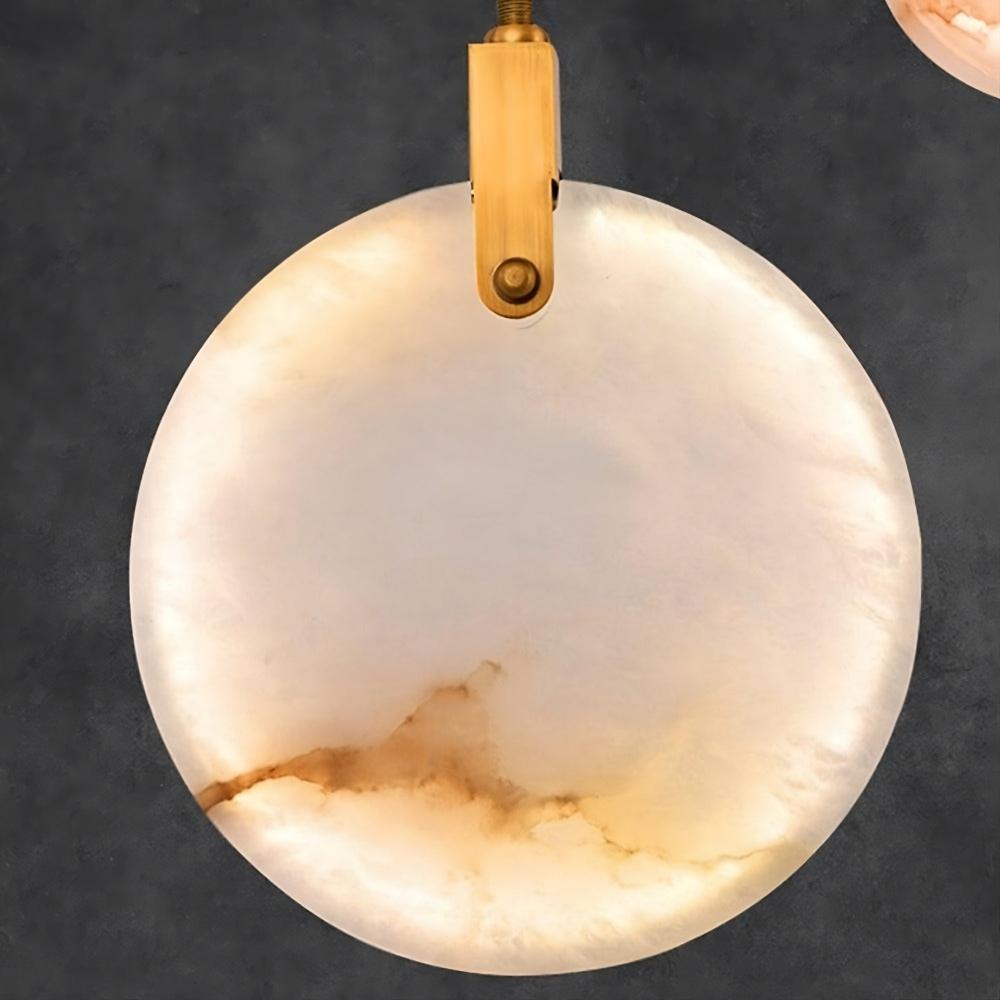 Moonshade Natural Marble Pendant Chandelier