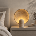 buyLivia Travertine Table Lamp - Morsale