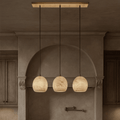buyAuris 3-Light Linear Marble Chandelier - Morsale