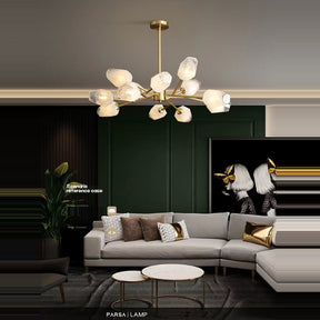 Modern Brass Living Room Chandelier