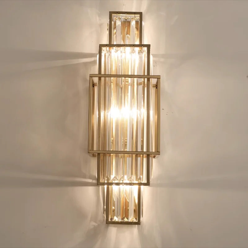 Gio 3-Light Crystal Wall Sconce