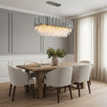 buyGio Chrome Crystal Dining Room Chandelier - Morsale
