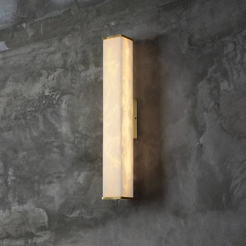 Natural Marble Indoor Wall Sconce Light