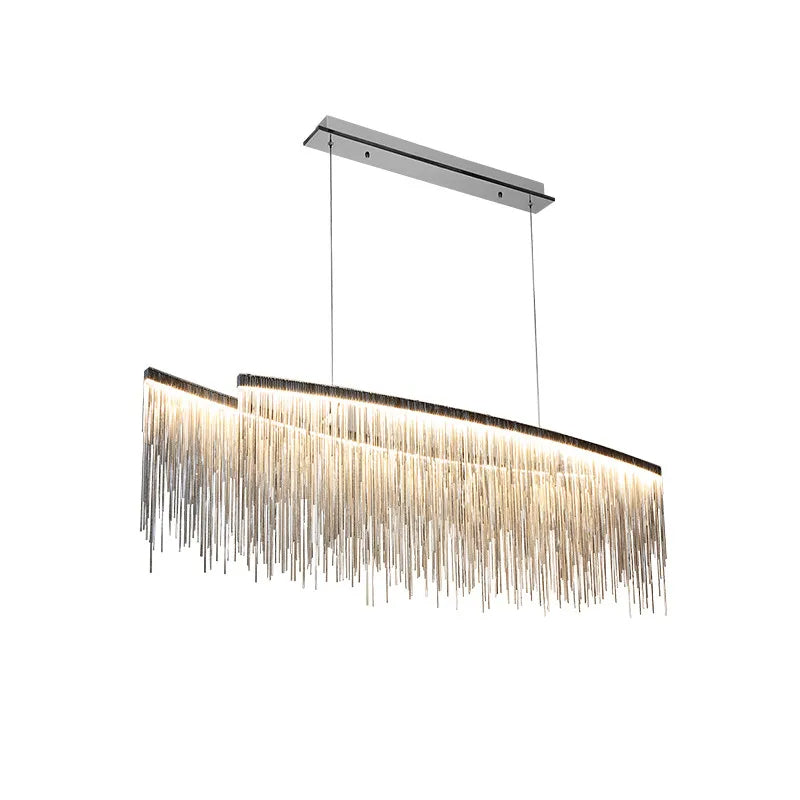 Cadena Steel Tassel Dining Room Light Fixture