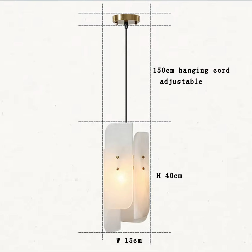 Moonshade Natural Marble Pendant Lights