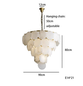 Natural Marble Modern Chandelier