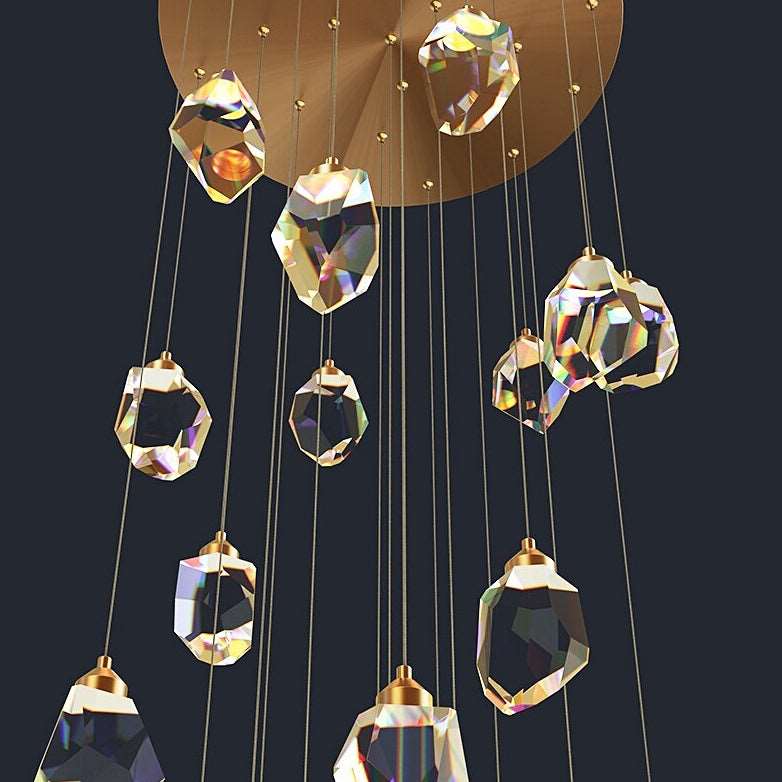 Diamante Crystal Pendant Chandelier