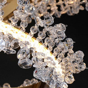 Capri Collection Crystal Ring Chandelier
