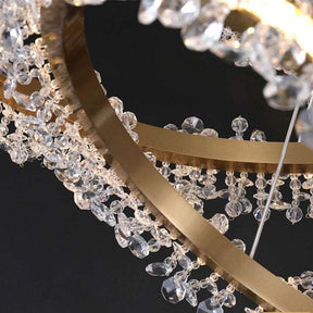Capri Collection Crystal Ring Chandelier