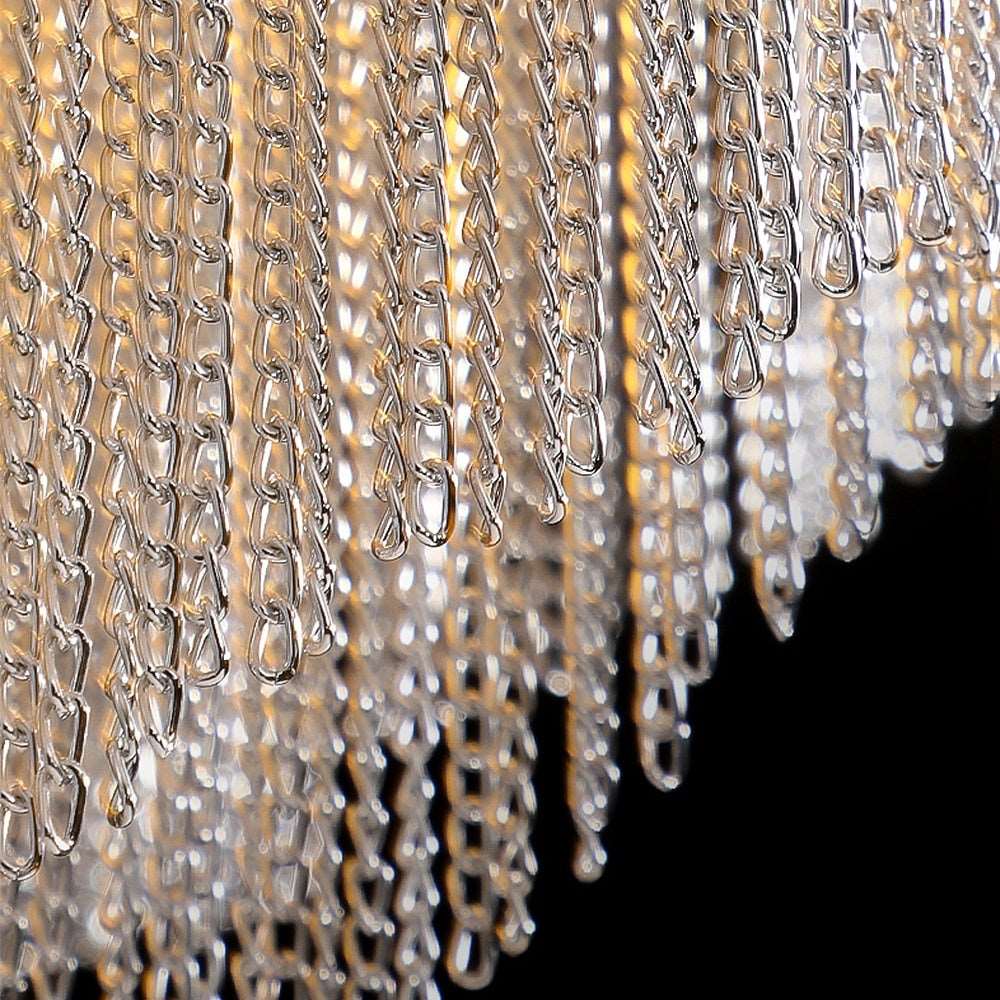 Cadena Chain Tassel Ceiling Chandelier