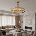 buyRomano Crystal & Brass Chandelier - Morsale