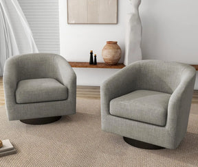 Swivel Barrel Accent Chairs