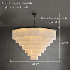 Moonshade Marble Chandelier