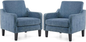 Living Room Armchairs, Set of 2
