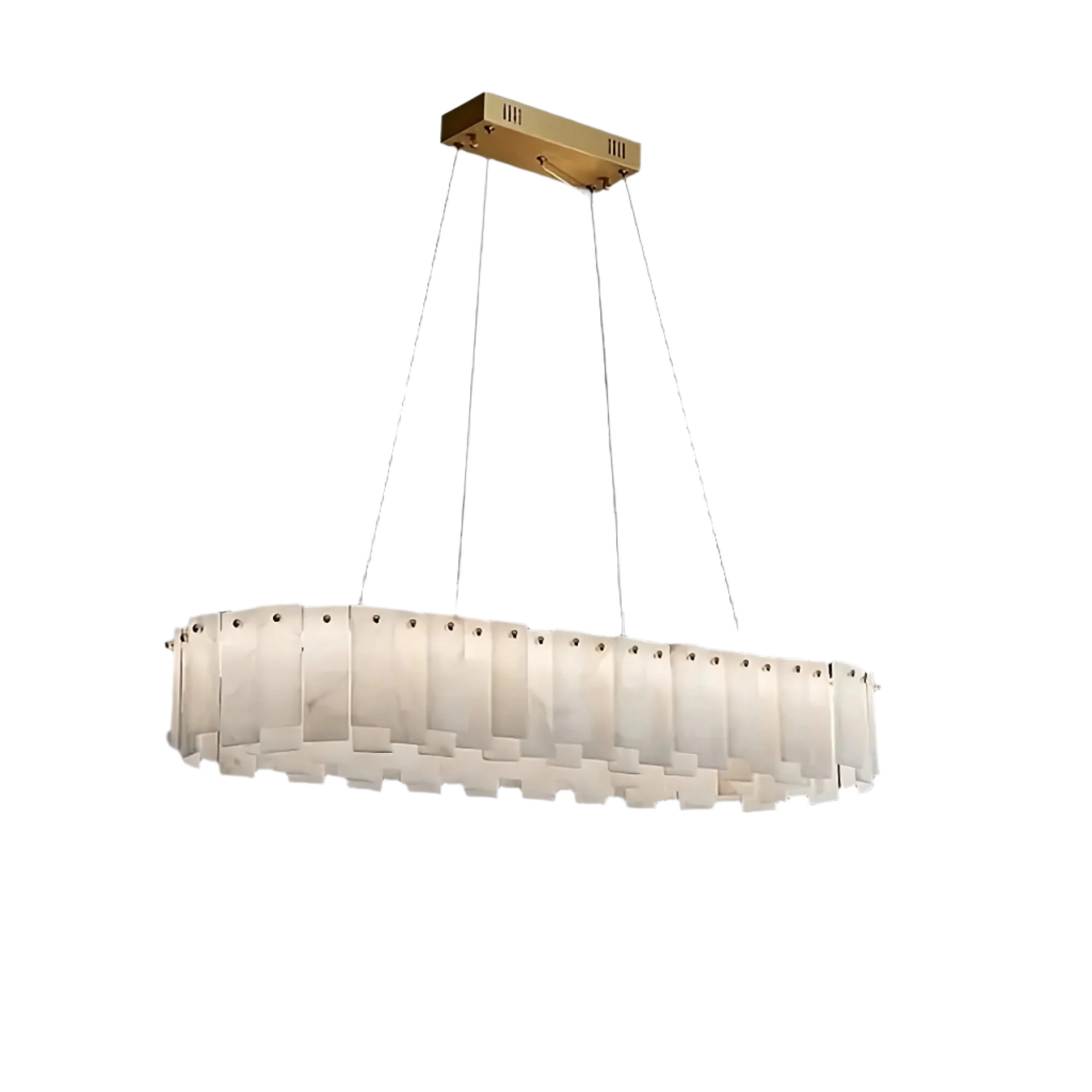 Moonshade Marble Dining Room Chandelier