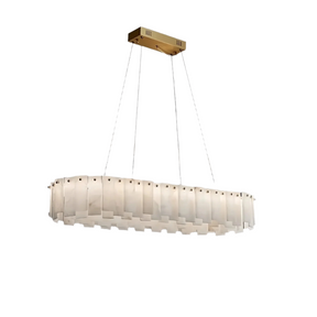 Moonshade Marble Dining Room Chandelier