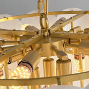 Moonshade Natural Marble Modern Chandelier