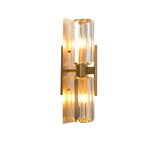 Gio Double Head Crystal Wall Sconce