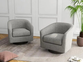 Swivel Barrel Accent Chairs
