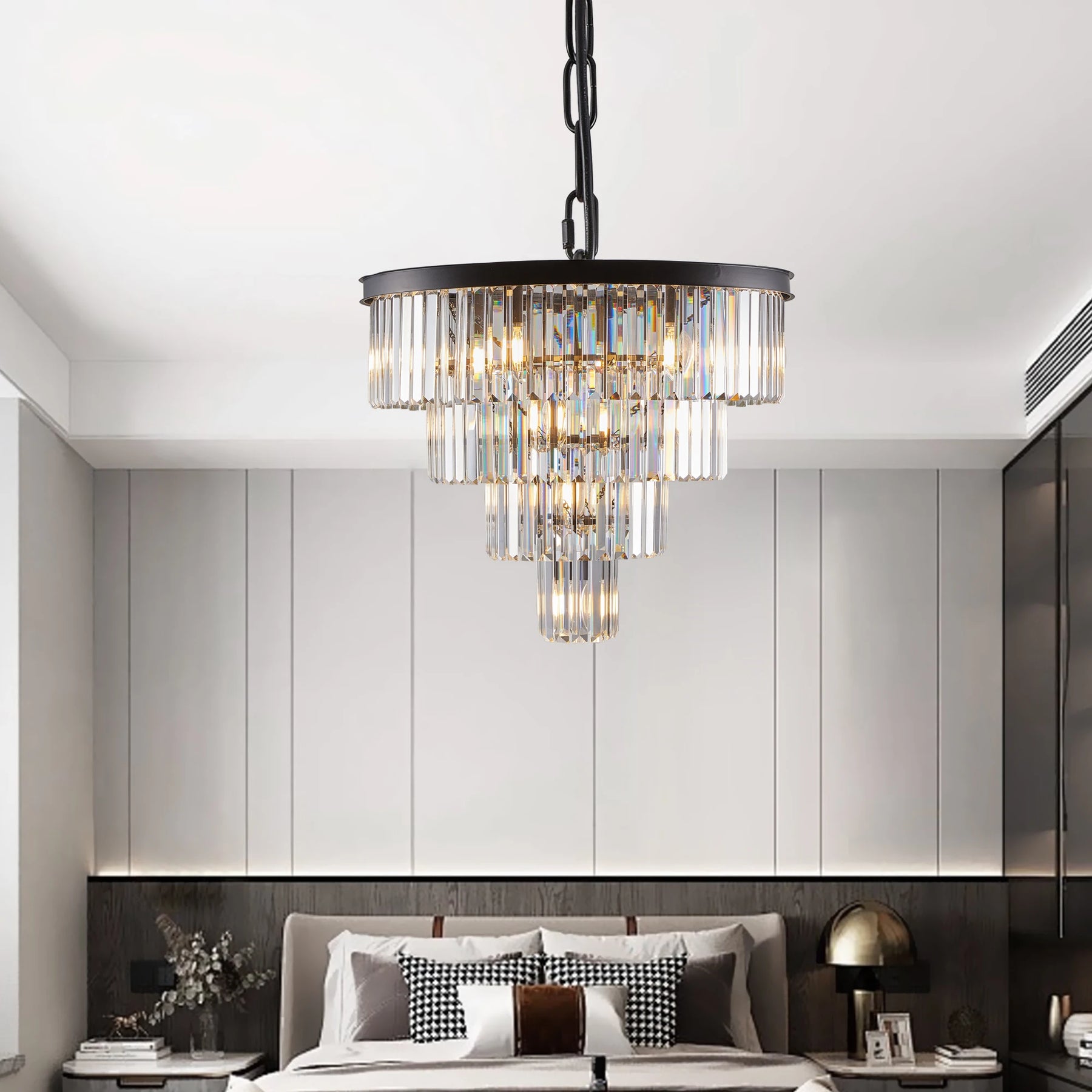 23.6" Gio Crystal Chandelier