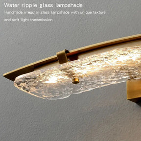 Copper & Glass Modern LED Wall Sconce