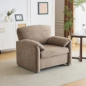 Olive Green 38" Oversized Accent Chair